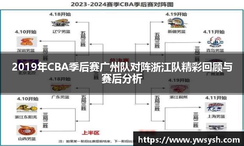 2019年CBA季后赛广州队对阵浙江队精彩回顾与赛后分析